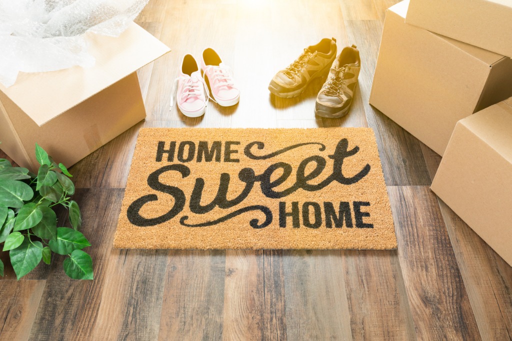 Shoes and Home Sweet Home Mat 